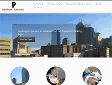 Tablet Screenshot of newpointparking.com